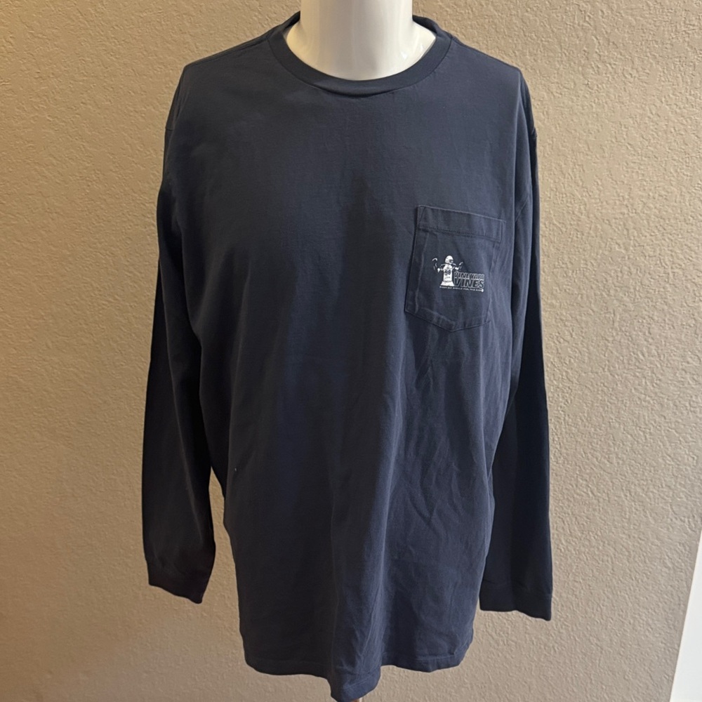 Vineyard Vines Navy Long Sleeve Shirt men’s size extra large